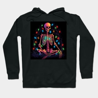 skeleton Santa Hoodie